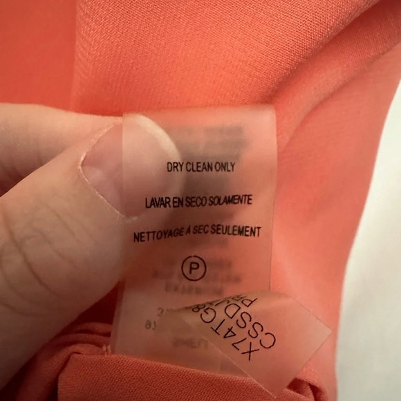 Calvin Klein Front Pocket Tank Keyhole Back Size 3X Career Wear Salmon - Picture 5 of 5